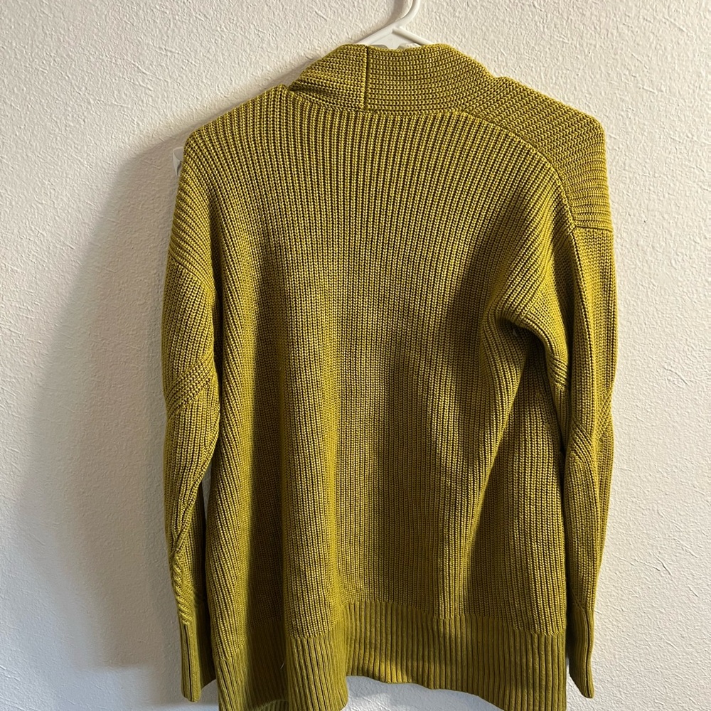 Lululemon Athletica Olive Knit Cardigan